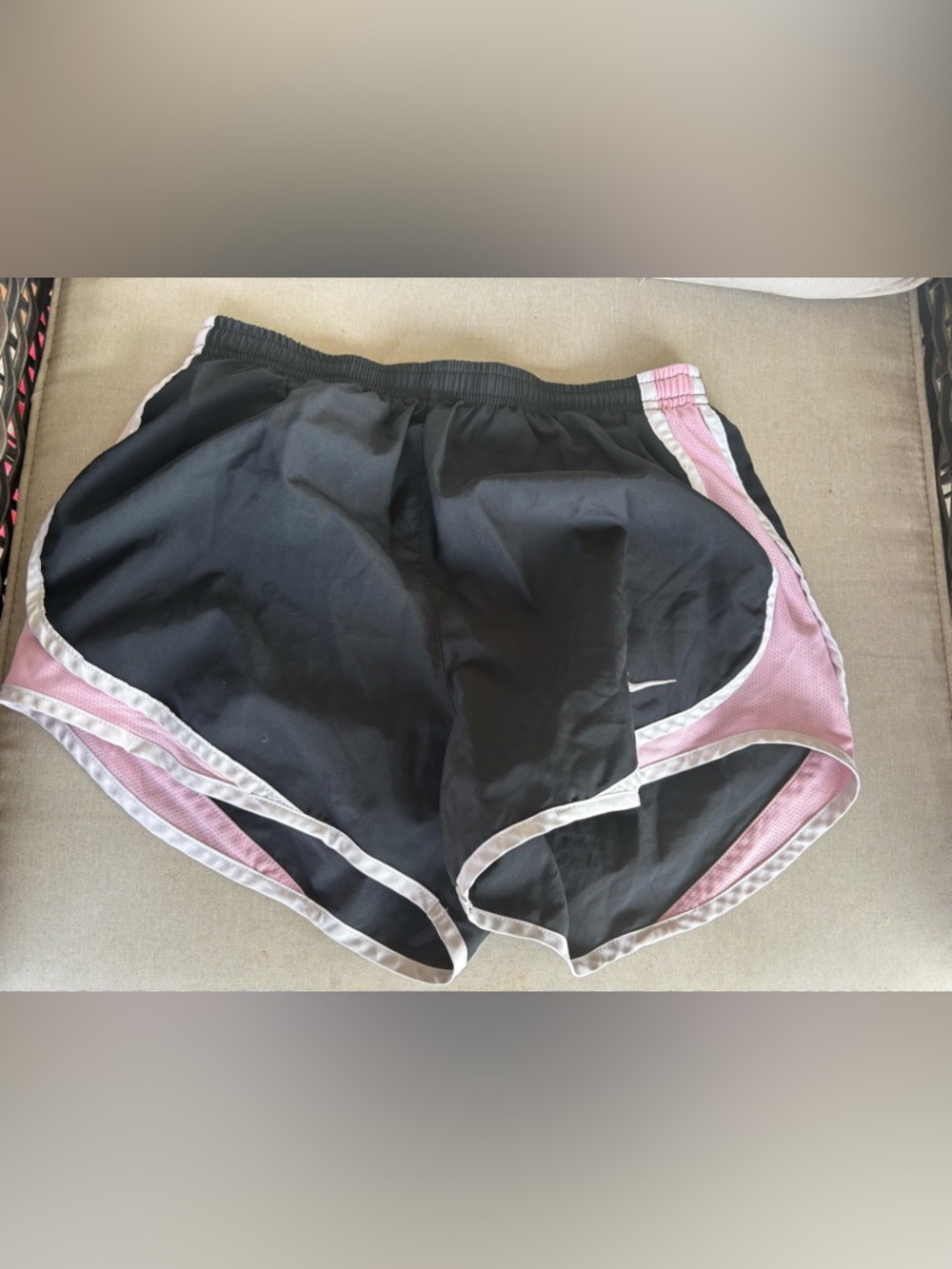 Nike Black and Pink women’s athletic shorts size S